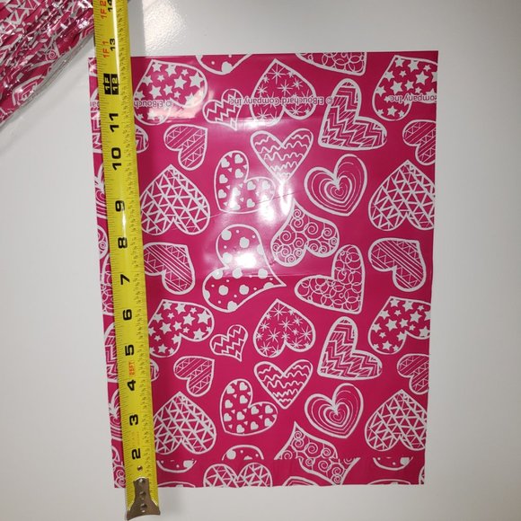 25 Heart Poly Shipping Bags Bundle - Picture 4 of 4